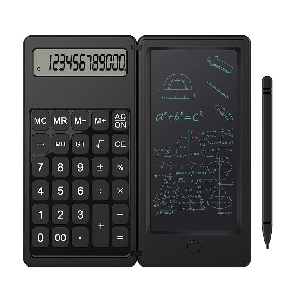 SmartScribe Duo: 6" Writing Tablet + 12-Digit Scientific Calculator