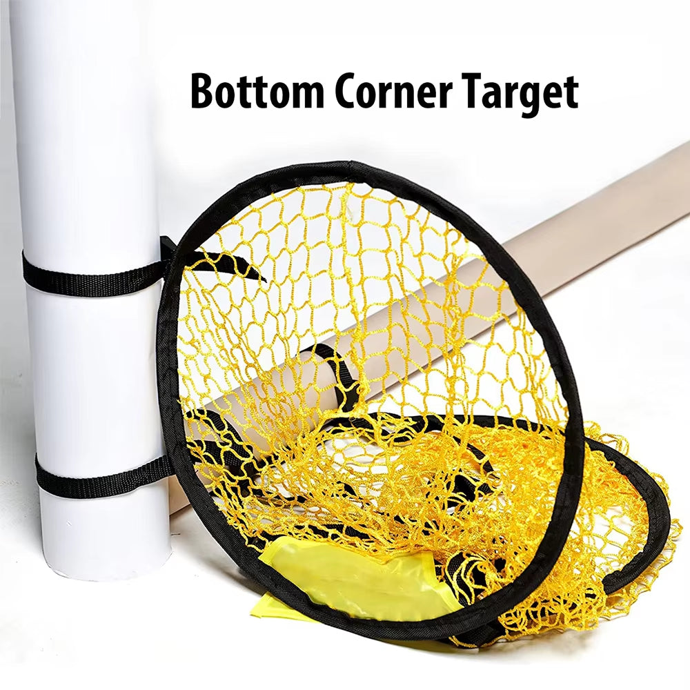 TopShot Football Target Net – Foldable Shooting Accuracy Trainer for Soccer Practice (17.72" Diameter, All Skill Levels)