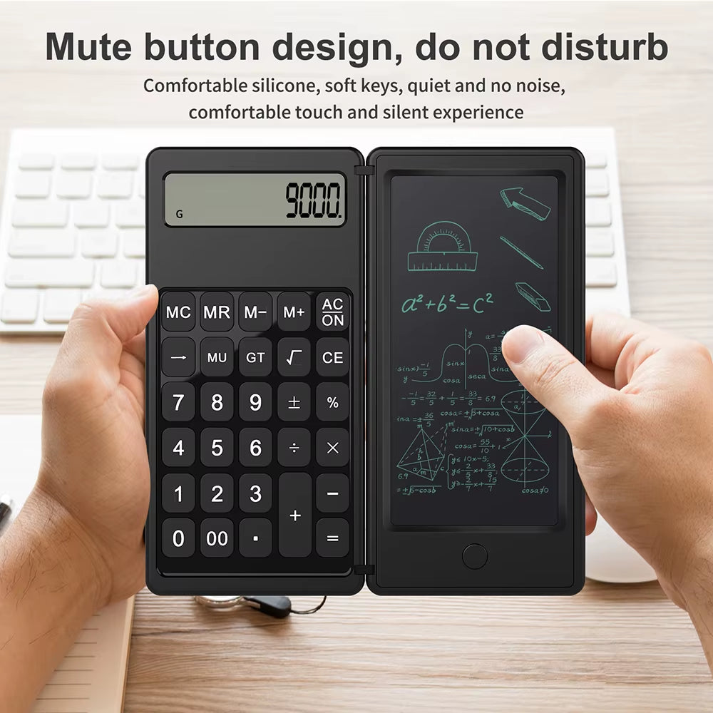 SmartScribe Duo: 6" Writing Tablet + 12-Digit Scientific Calculator