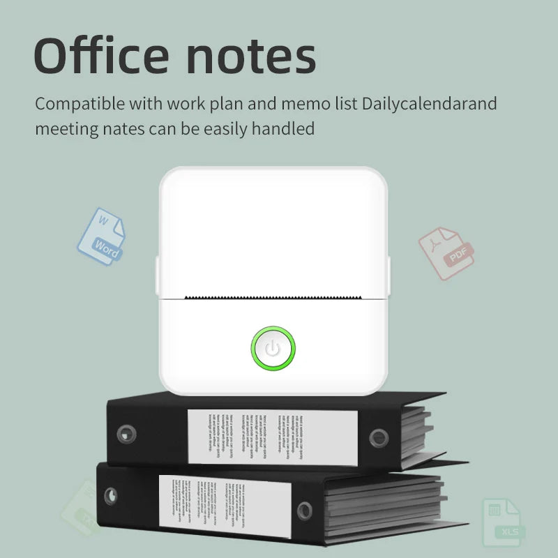 X6 Mini HD Label Printer – Wireless Bluetooth Thermal Printer for Notes, Error Tracking & Stickers (203DPI, 20ppm, Inkless)