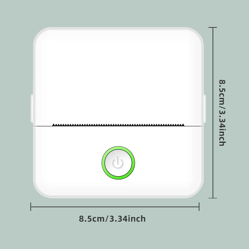 X6 Mini HD Label Printer – Wireless Bluetooth Thermal Printer for Notes, Error Tracking & Stickers (203DPI, 20ppm, Inkless)