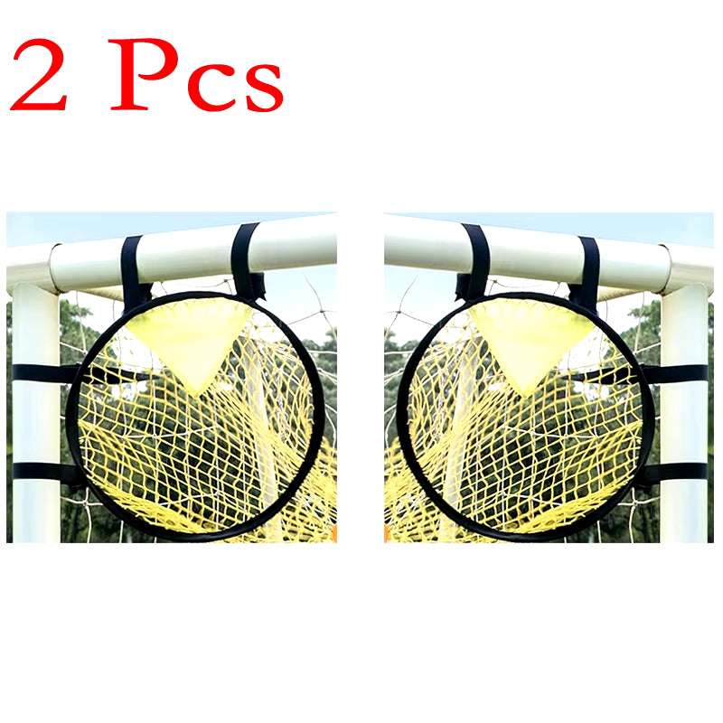 TopShot Football Target Net – Foldable Shooting Accuracy Trainer for Soccer Practice (17.72" Diameter, All Skill Levels)