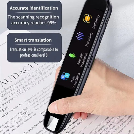 Smart Translator Pen – 116-Language Offline/Online Scanning Translator with OCR Camera & Voice Recording