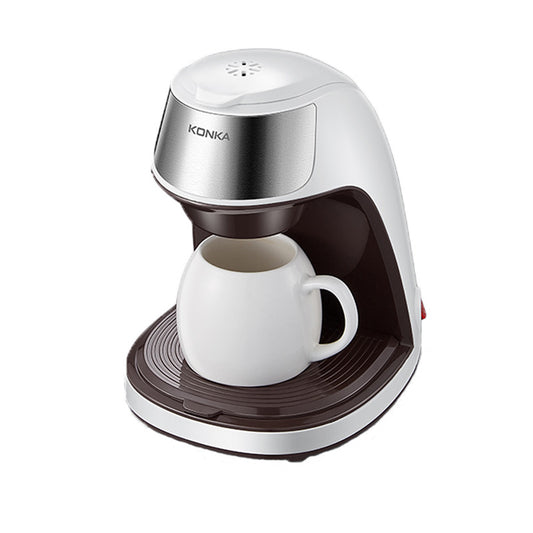  Mini Automatic Coffee Maker – One-Touch Americano Machine for Home & Office (Includes Free Ceramic Mug!)