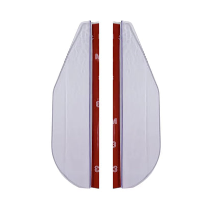 AutoShield Rain Eyebrow Visors – 2PCS Rearview Mirror Covers (Universal Fit, Carbon Fiber Look & Transparent Options)