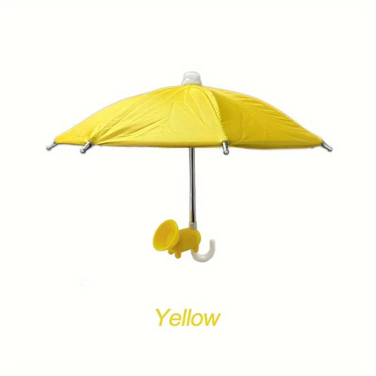 Mini Phone Umbrella – Anti-Glare Sunshade with Suction Cup (Universal Fit for All Smartphones)