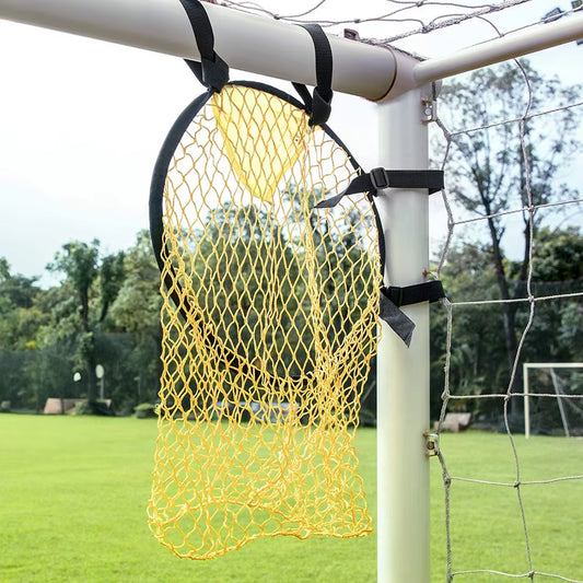 TopShot Football Target Net – Foldable Shooting Accuracy Trainer for Soccer Practice (17.72" Diameter, All Skill Levels)
